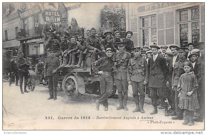 Angleterre        War 14/18 Les Anglais A Amiens. France - Autres & Non Classés