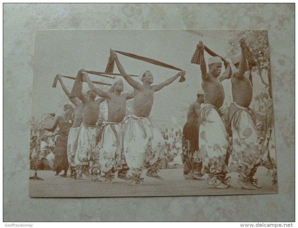 Carte Congo Belge Photo De Danseur - Congo Belge