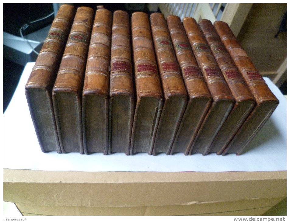 Raynal. Commerce Dans Les Deux Indes. 10 Volumes Complet. Edition De 1783 - 1701-1800