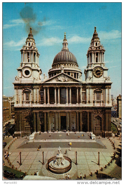 THE WEST  FRONT  ST- PAUL CATHEDRAL  LONDON     (NUOVA) - St. Paul's Cathedral