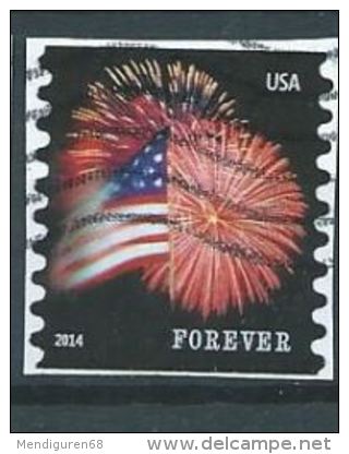 USA 2014 Star-Spangled Banner CCL COIL P. 8½ Vert.  Forever = 49 C SC 4853 YV 4679b MI 5046 SG 5470 - Used Stamps