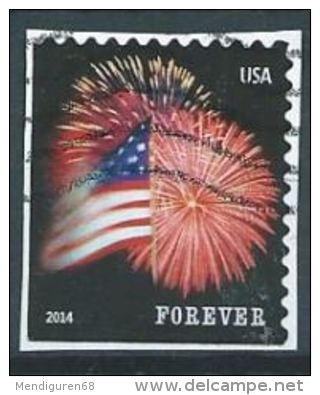 USA 2014 Star-Spangled Banner SSP From Booklet P. 11¼x10¾ On 2 Or 3 Sides Forever = 49 C SC 4855 YV 4679a MI 5048 SG 547 - Gebruikt