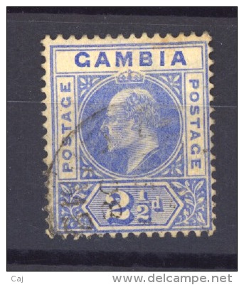 03074  -  Gambie  : : Yv  31  (o)  Filigrane CA - Gambia (...-1964)