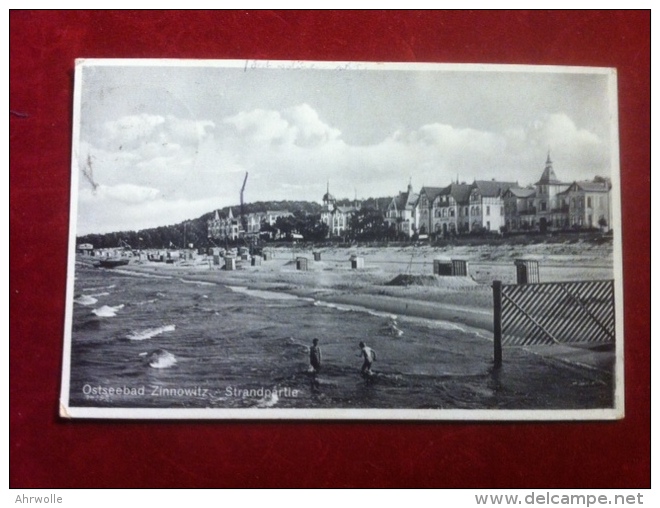 AK Ostseebad Zinnowitz Strandpartie 1931 - Zinnowitz