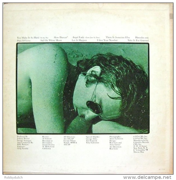 * LP *  BOZ SCAGGS - SLOW DANCER (England 1974) - Disco, Pop