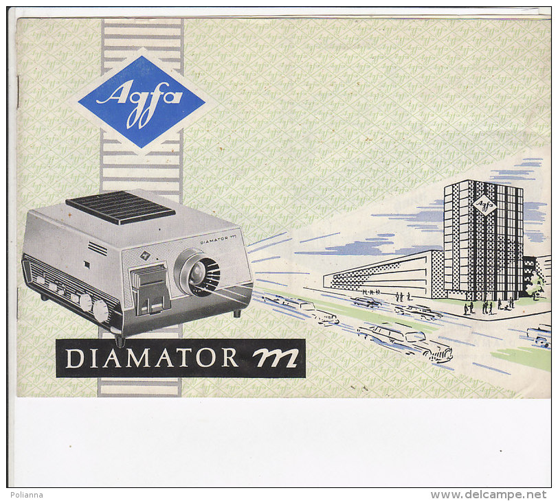 C1904 - LIBRETTO ISTRUZIONI PROIETTORE AGFA DIAMATOR M - Projectors