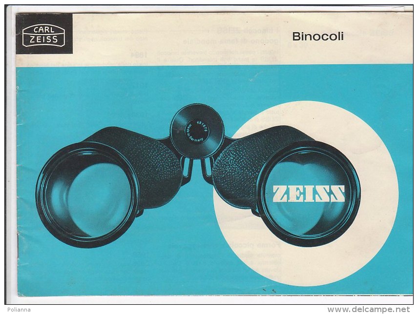 C1914 - Brochure Illustrata CATALOGO BINOCOLI CARL ZEISS - Altri & Non Classificati