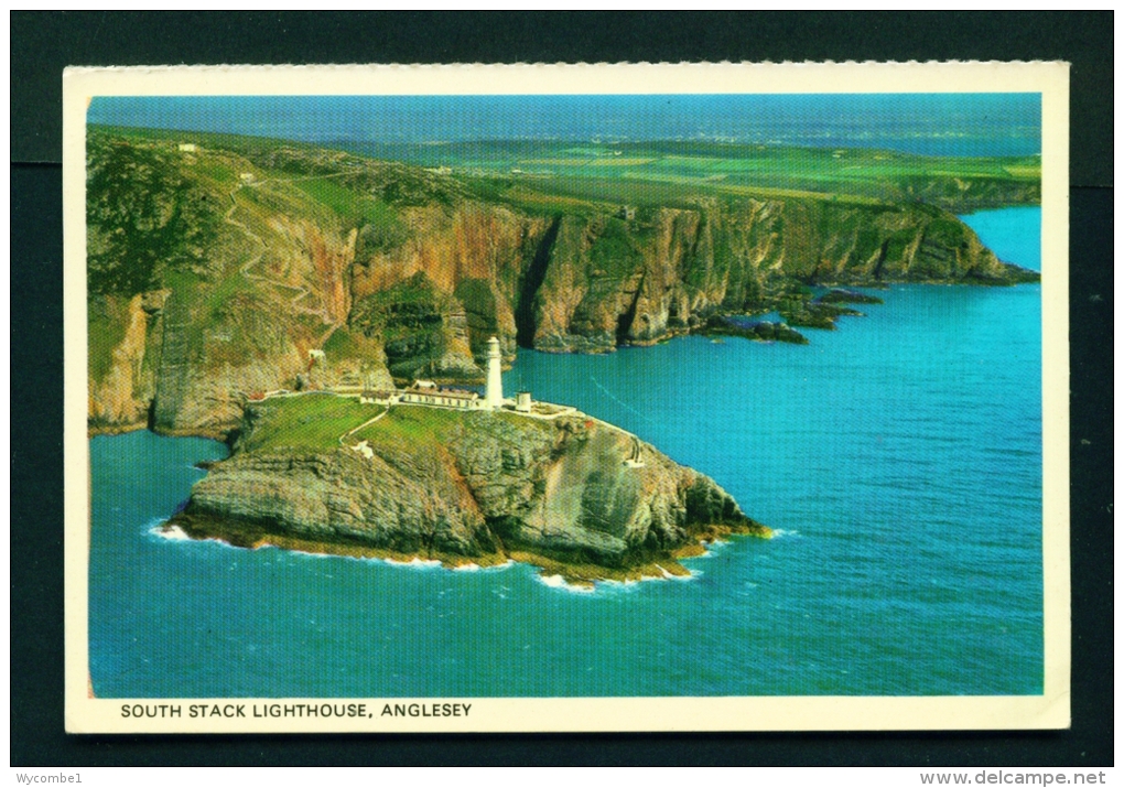 WALES  -  South Stack Lighthouse  Unused Postcard As Scan - Anglesey