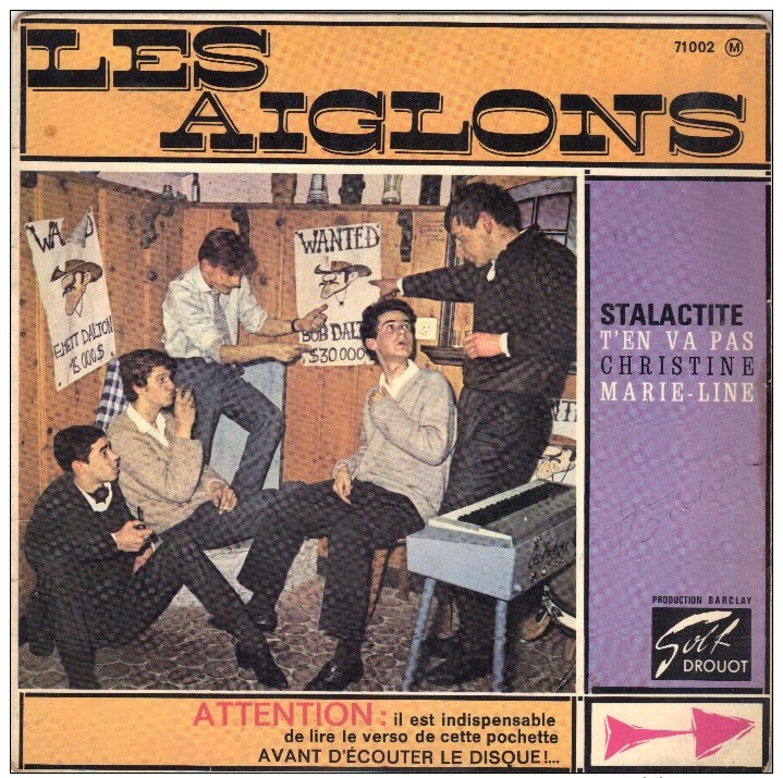 EP 45T LES AIGLONS - Instrumental