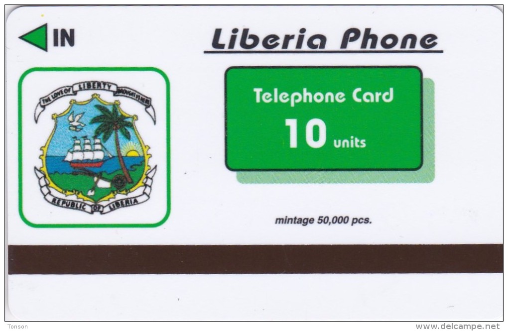 Liberia, FAKE-LIB-0043, 10 Units, FAKE Card, Dinosaurs 5, 2 Scans. - Liberia