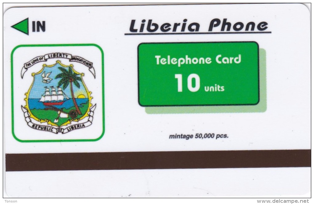 Liberia, FAKE-LIB-0101, 10 Units, FAKE Card, Pilot Head, Airplane, 2 Scans. - Liberia