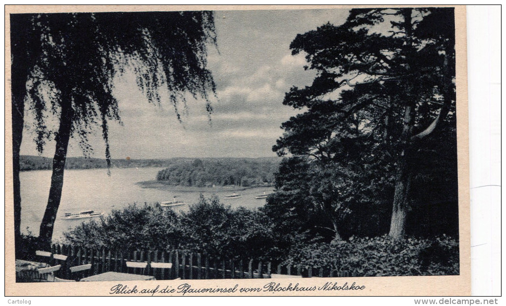 Blick Auf Die Pfaueninsel Von Blockhaus Nikolskoe - Wannsee