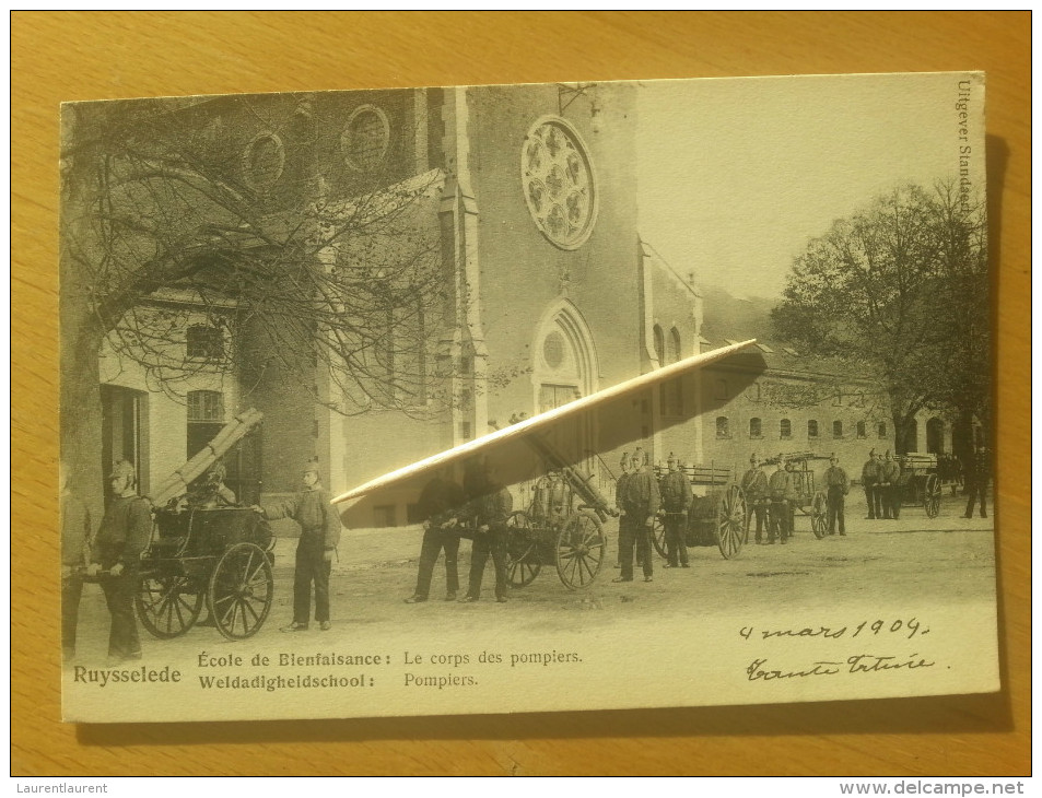 RUYSSELEDE _ Le Corps De Pompiers 1904 - Ruiselede