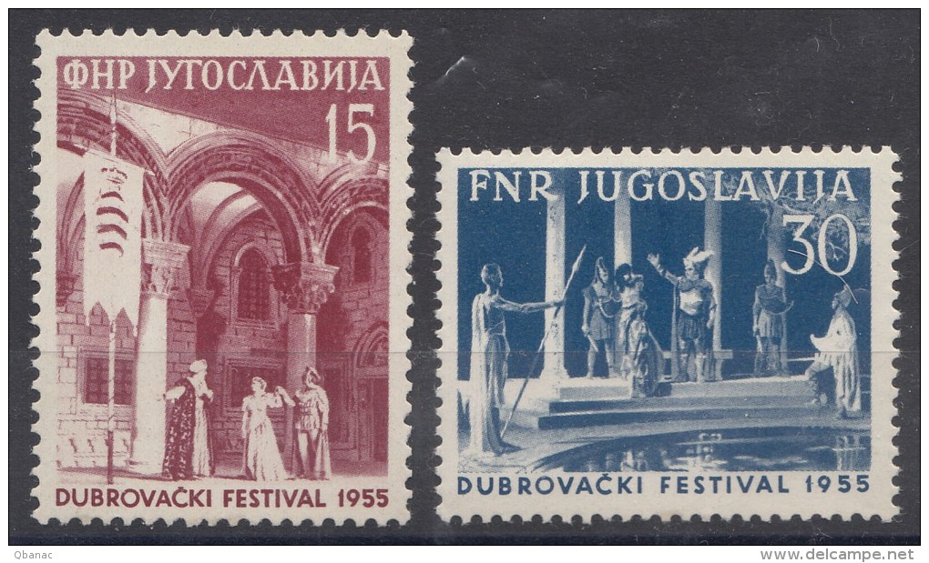 Yugoslavia Republic 1955 Mi#761-762 Mint Hinged - Unused Stamps
