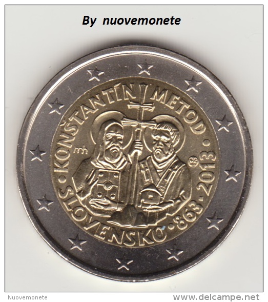 SLOVACCHIA  2 Euro 2013 1150° ANNIV. Missione Di Costantino - Cirillo & METODIO FDC - Eslovaquia