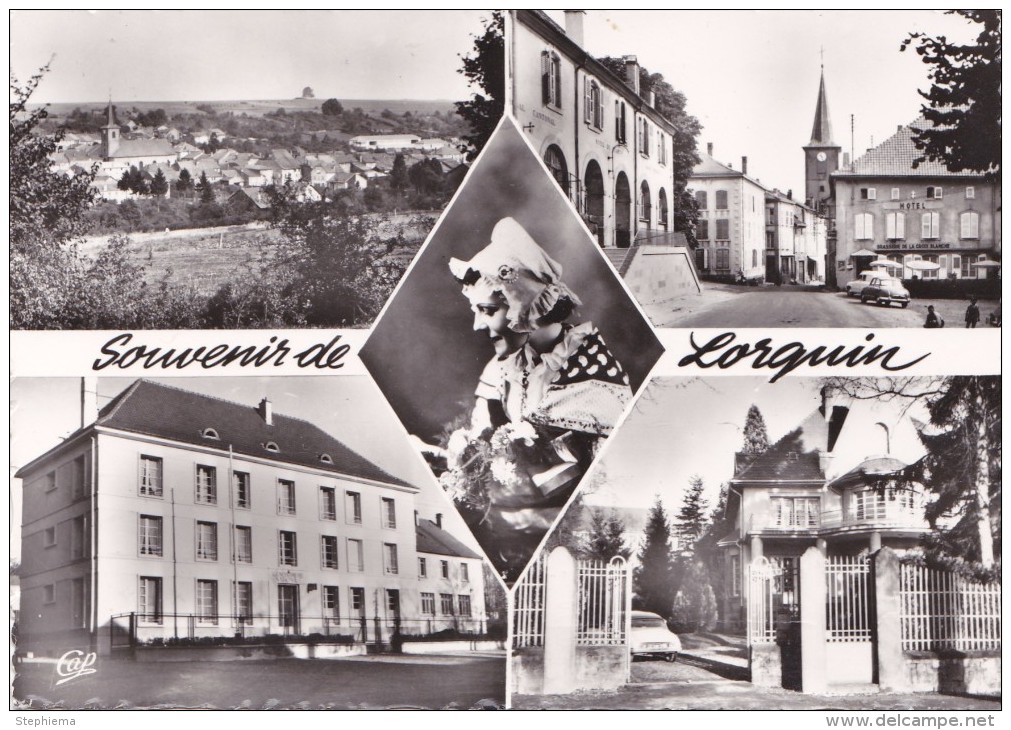 Carte Postale, Souvenir De Lorquin - Lorquin