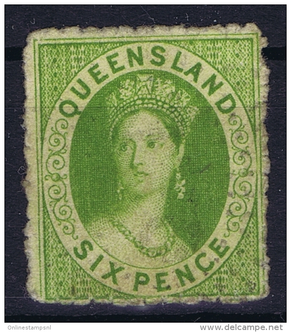 Queensland: Mi 16 Used  1862  Signed/ Signé/signiert - Used Stamps