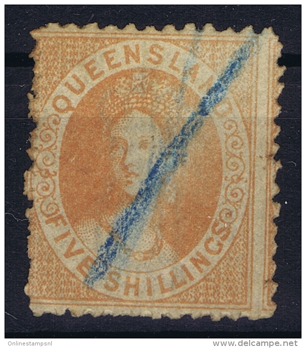 Queensland:  Mi 50  SG 123 Used  1881 - Gebruikt