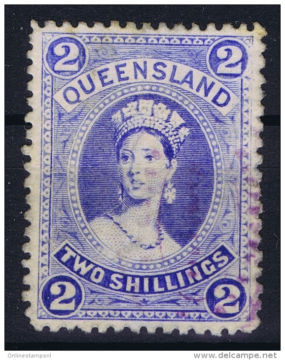 Queensland:  Mi 63 Used  1882 - Usati