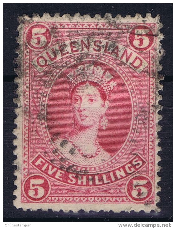Queensland:  Mi 65 Used  1882 - Usati
