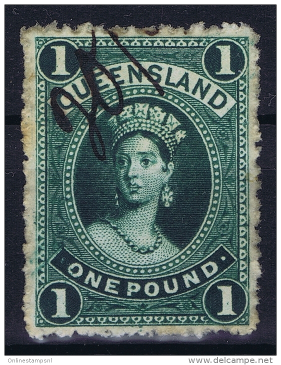 Queensland:  Mi 67 Used  1882 - Usados