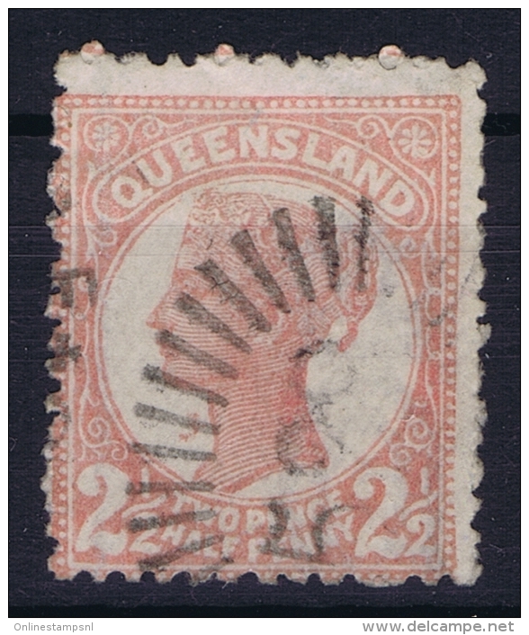 Queensland:  Mi 97  Used  1887 - Gebraucht