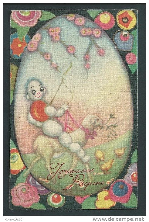 Chiostri. Pasqua. Joyeuses Pâques. Carte Rare.  261.    Voyagée.  2 Scans. - 1900-1949