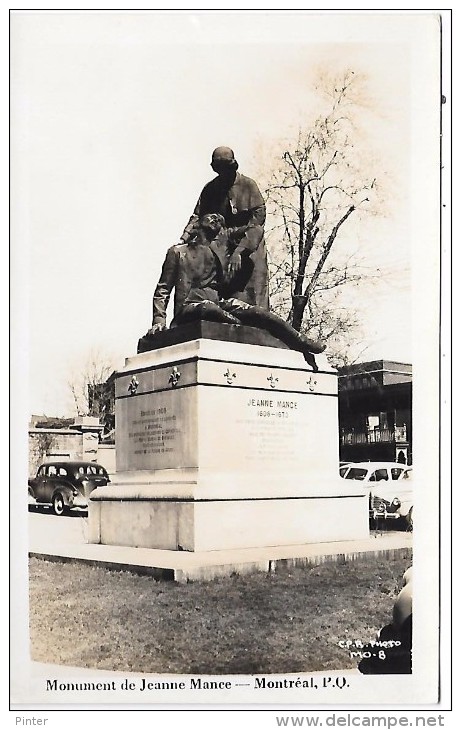 CANADA - MONTREAL - Monument De Jeanne Mance - Montreal