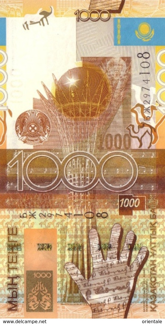 KAZAKHSTAN P. 30 1000 T 2006 UNC - Kazakhstán