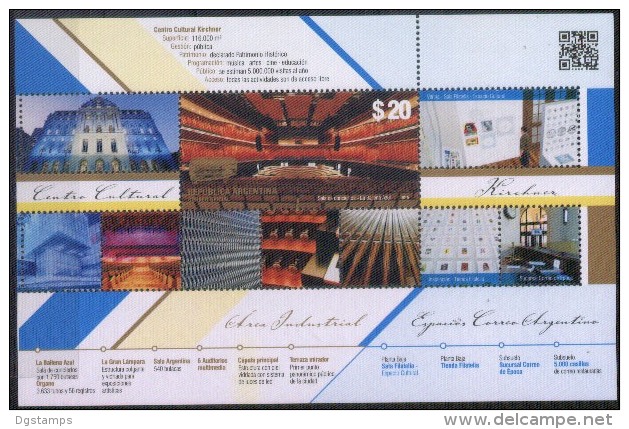 Argentina 2015 **  Centro Cultural Kirchner. See Desc. - Unused Stamps