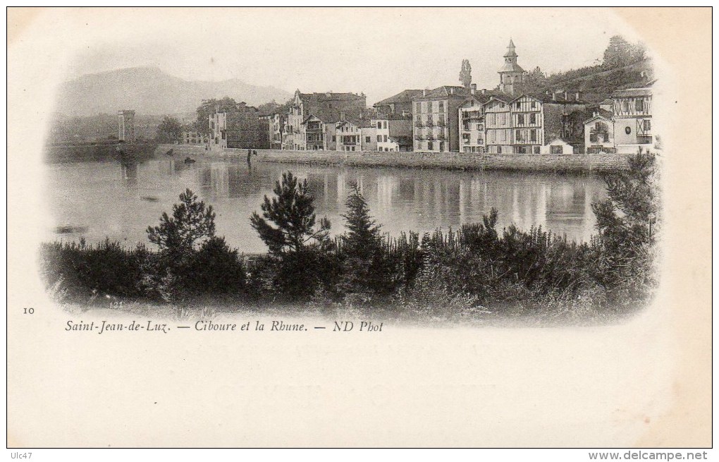 - 64 - SAINT-JEAN-de-LUZ. - Ciboure Et La Rhune. - Cpa, Très Bon état - Scan Verso - - Ciboure