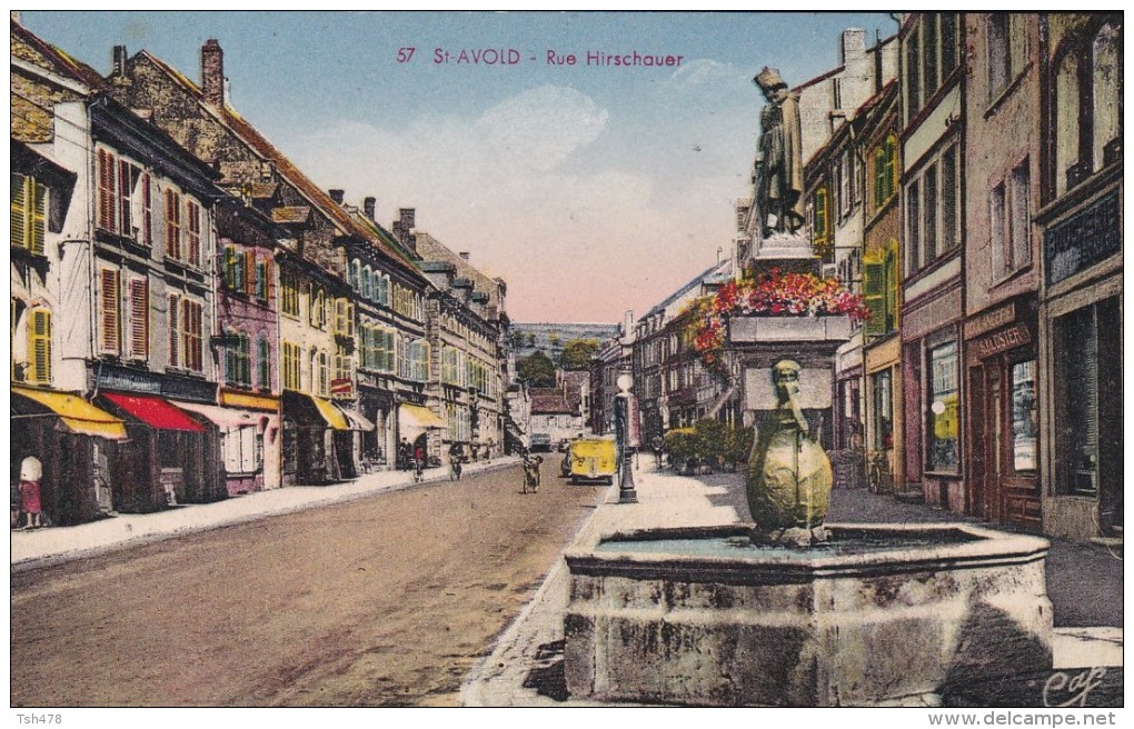 57---SAINT AVOLD---rue Hirschauer---voir 2 Scans - Saint-Avold