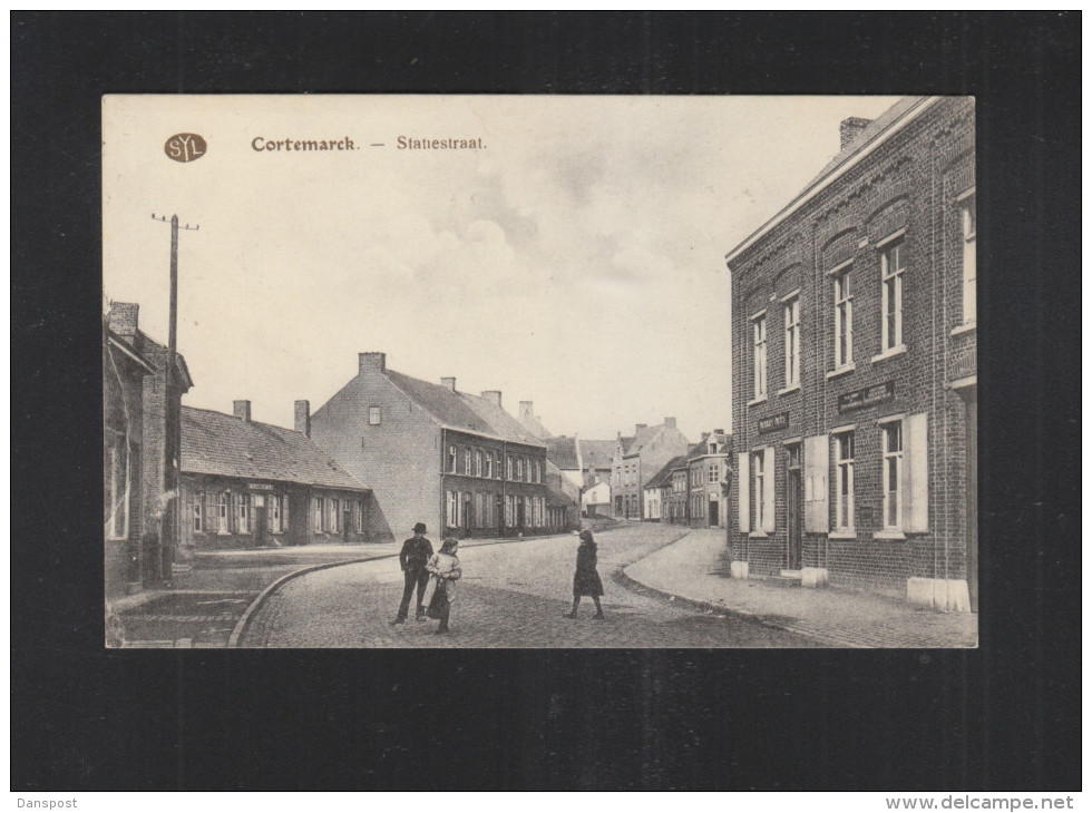 Postkaart Kortemark Statiestraat - Kortemark