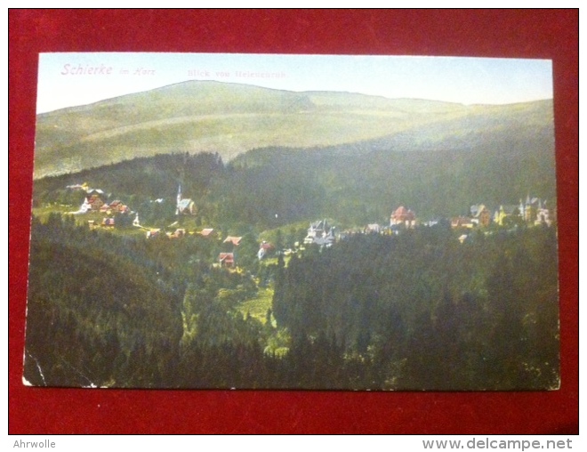 AK Schierke Harz Blick Von Helenenruh 1931 - Schierke