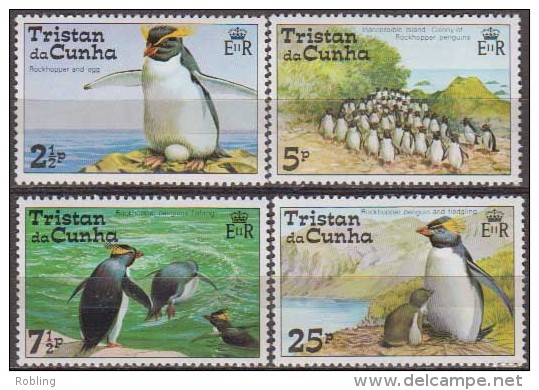 Antarctic.Tristan Da Cunha 1974.Penquins.Michel.191-94.MNH 22084 - Other & Unclassified