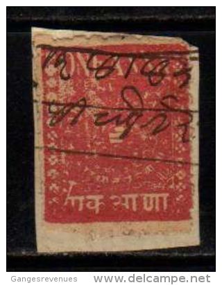 BARWANI State  1A  Rose  Revenue Type 22  # 88368  Inde Indien  India Fiscaux Fiscal Revenue - Barwani