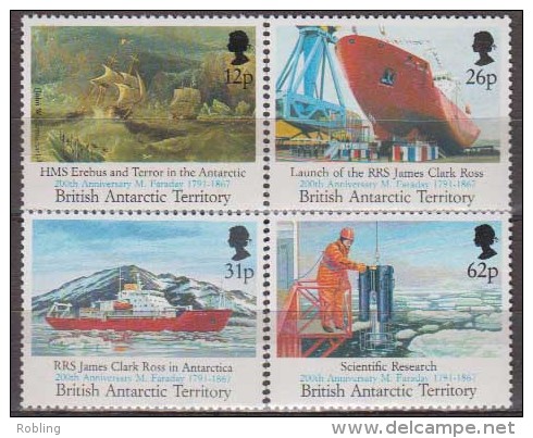 Antarctic.British Territory.1991.Michel.185-88.MNH 22101 - Andere & Zonder Classificatie