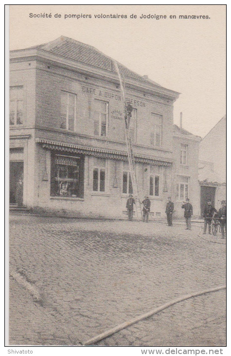 (3563) Jodoigne Société De Pompiers Volontaires De Jodoigne En Manoeuvres - Jodoigne