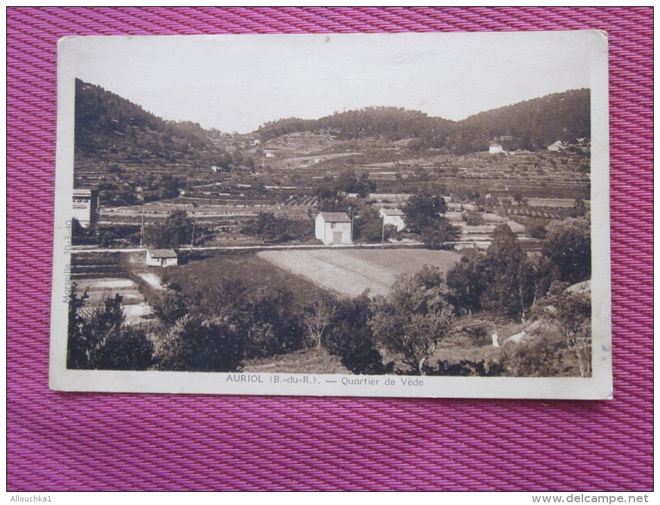 1946 CPA De Auriol  QUARTIER DE VEDE Commune Française Département Des Bouches-du-Rhône,région Provence-Alpes-Côte D - Auriol