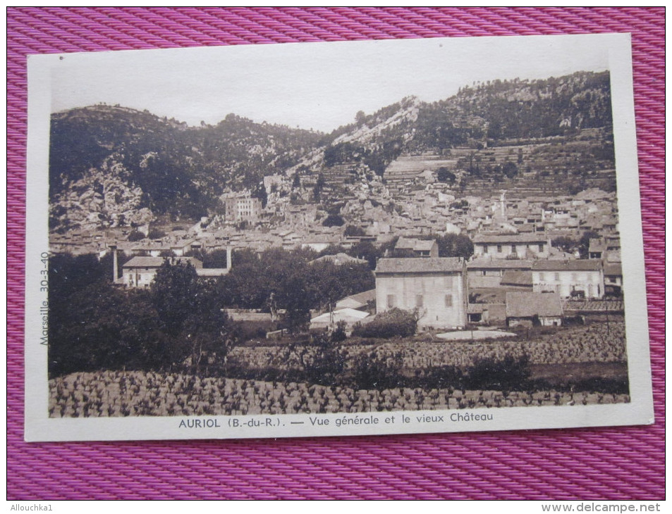 1946 CPA De Auriol  VG VIEUX CHATEAU  Commune Française Département Des Bouches-du-Rhône,région Provence-Alpes-Côte D - Auriol