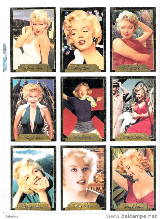 LOT DE 99 CARTES TRADING CARDS 2ème SERIE MARILYN MONROE DE 1995 EN PARFAIT ETAT (22 PHOTOS) - Autres & Non Classés