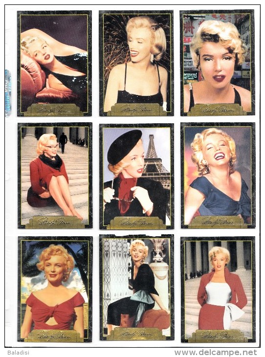 LOT DE 99 CARTES TRADING CARDS 2ème SERIE MARILYN MONROE DE 1995 EN PARFAIT ETAT (22 PHOTOS) - Autres & Non Classés