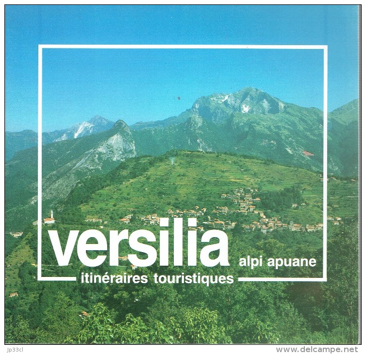 Versilia Alpi Apuane, Ancien Guide D'intinéraires Touristiques (vers 1995) - Reiseprospekte