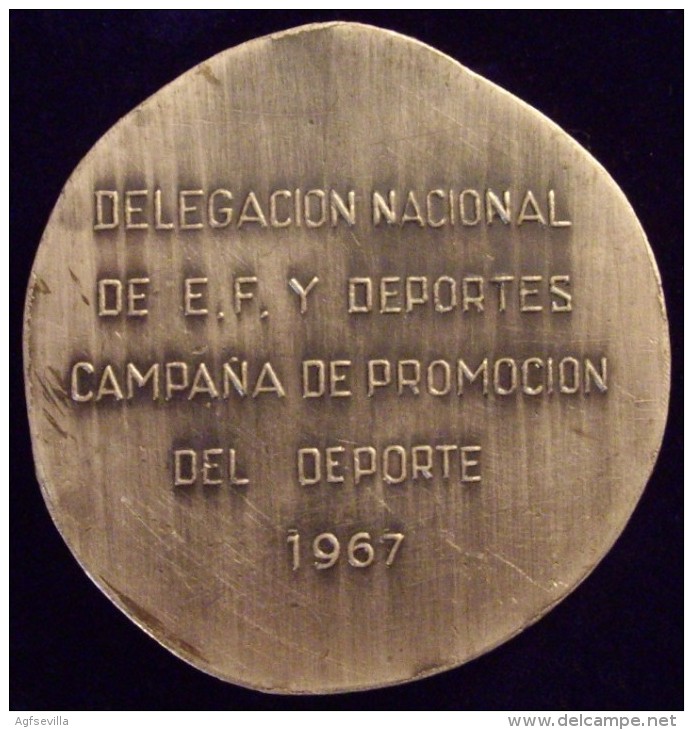 ESPAÑA. MEDALLA CAMPAÑA DE PROMOCION DEL DEPORTE. 1.967. ESPAGNE. SPAIN - Profesionales/De Sociedad