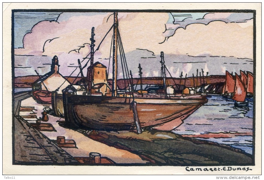 Camaret Dessin De E Dumas - Camaret-sur-Mer