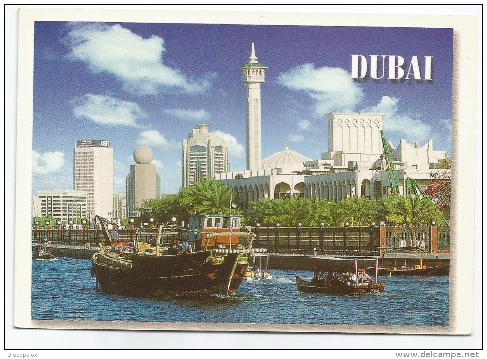 O455 Unitad Arab Emirates - UAE - View Of Dubai Creek - Barche Boats Bateaux / Non Viaggiata - Dubai