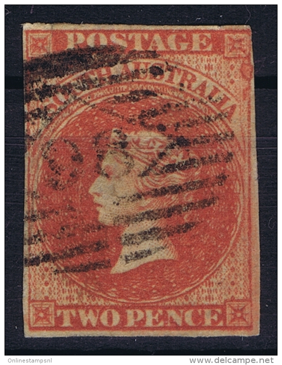 South Australia:  Mi Nr  5 , SG 7, Used  1856 - Gebruikt