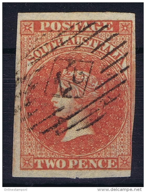South Australia:  Mi Nr  5 , SG 7, Used  1856 - Gebruikt