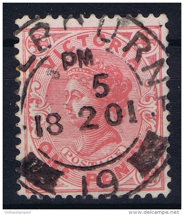Victoria:  SG 385 Bb  Die 2 Watermark Sideways  1901 Used - Used Stamps