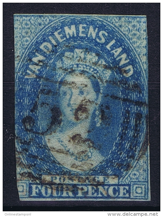 Tasmania: Van Diemensland  Mi Nr 11 A  SG 36 / 37  Used 1857 - Usati